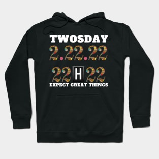 twosday tuesday february 22nd 2022 Hoodie